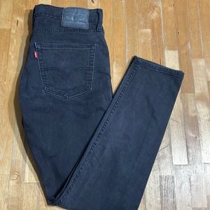 Men’s Levi’s 512 black jeans